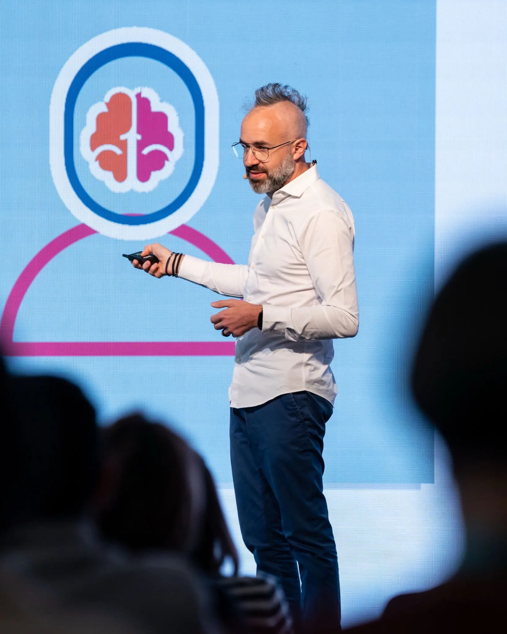 Adam Pantanowitz speaking at AbbVie Open Horizons, Amsterdam